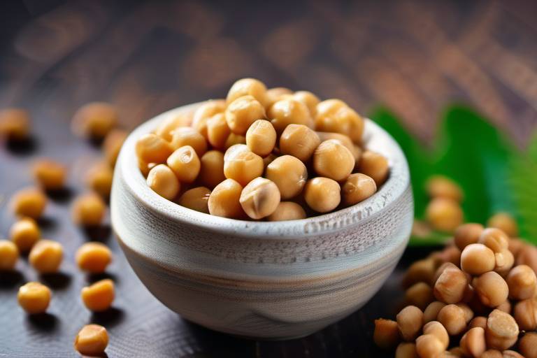 Chickpeas Garbanzo Beans Bengal Gram Mature Seeds Cooked Boiled