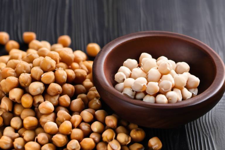 Chickpeas Garbanzo Beans Bengal Gram Mature Seeds Cooked Boiled