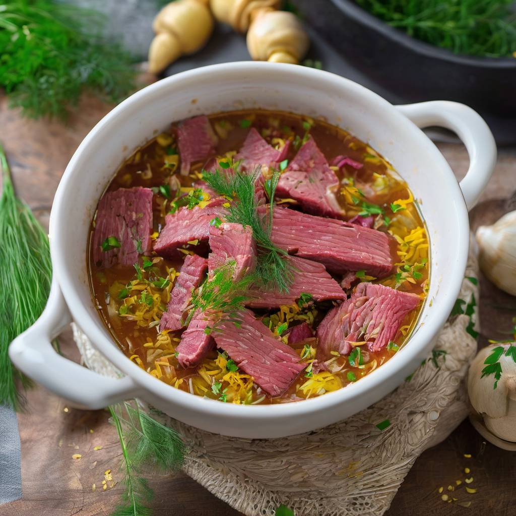 SesameDill Potted Hough A Corned Beef Plantain Fusion