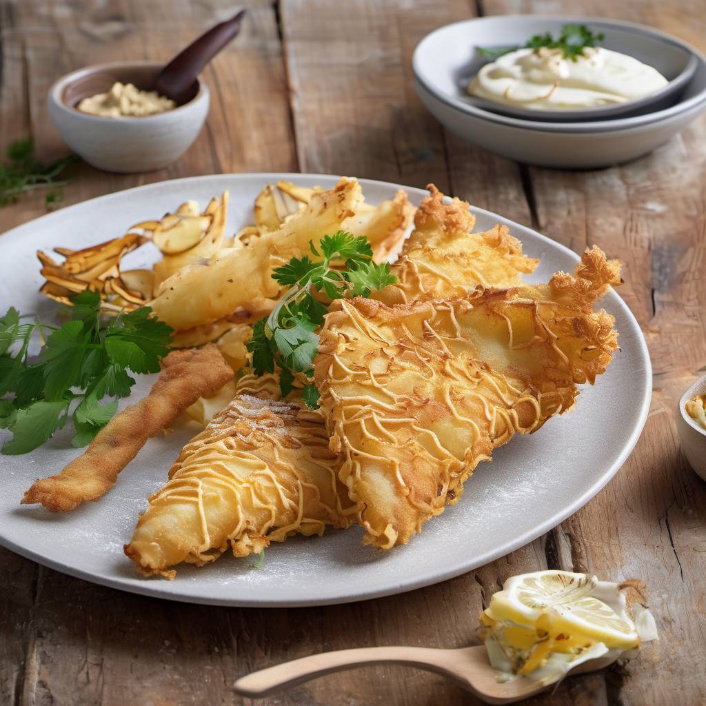 Chilean Twist: Crispy Palacinke with Parsnip Potato Chip Drumsticks