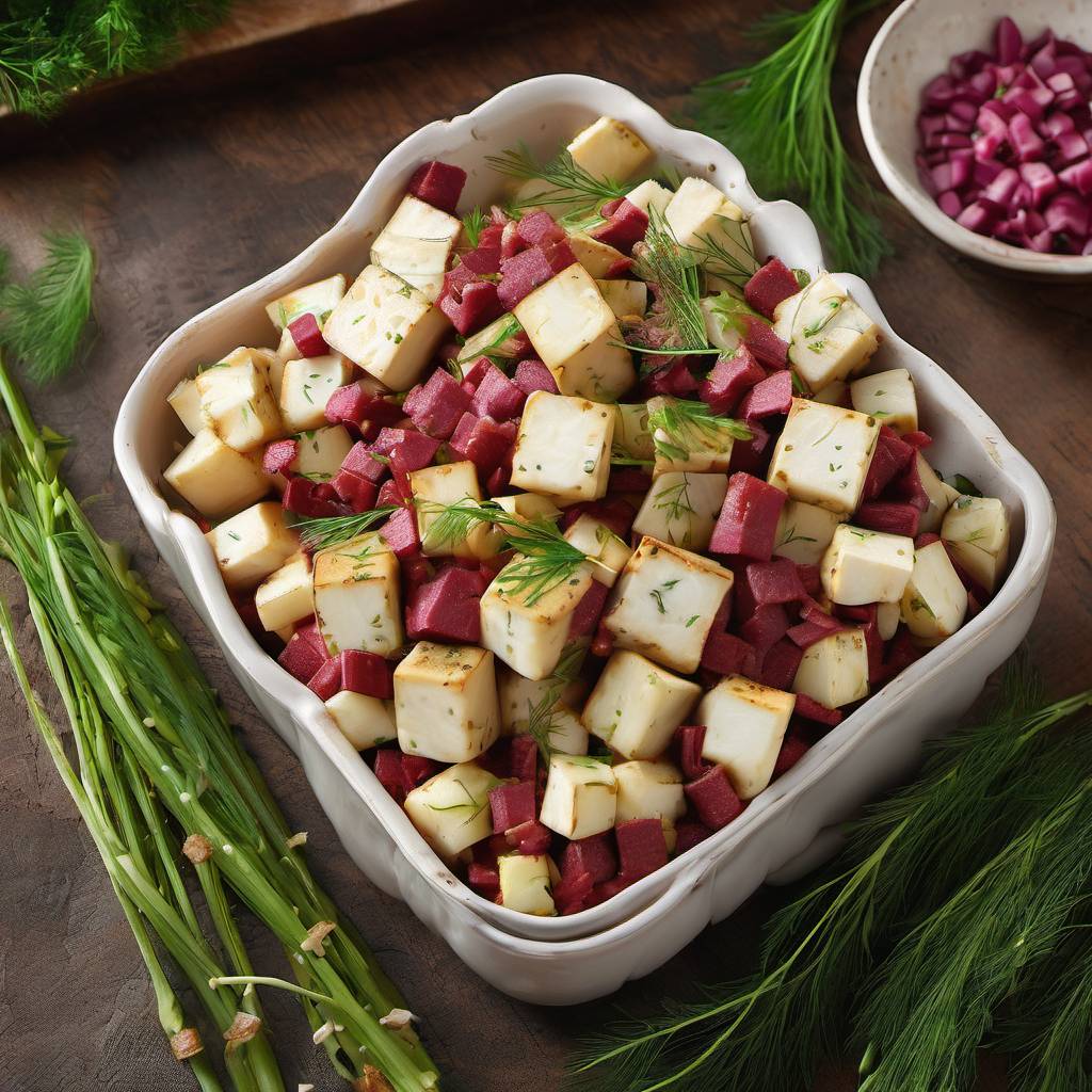 Tofu & Corned Beef Fusion: A Russian Kifula Twist
