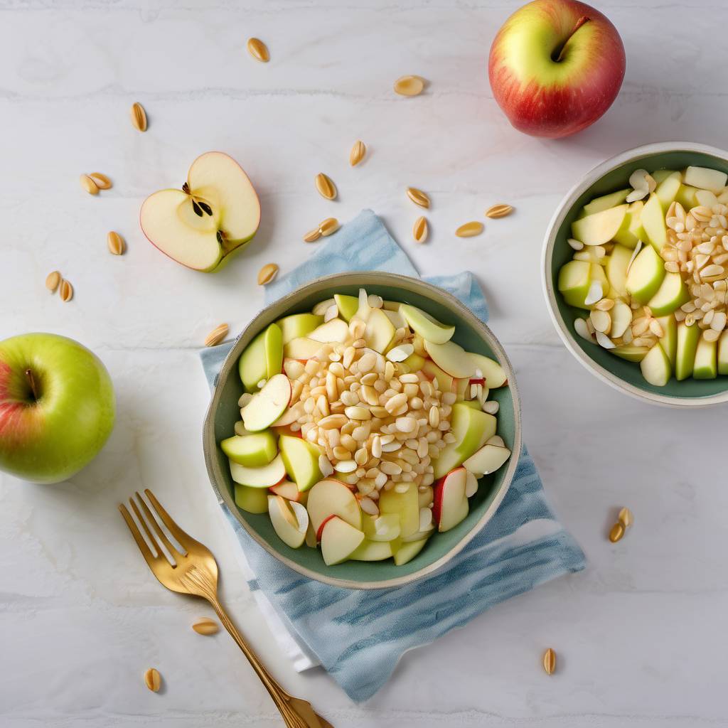 Golden Harvest Apple Kamut Salad: A Tanzanian Twist