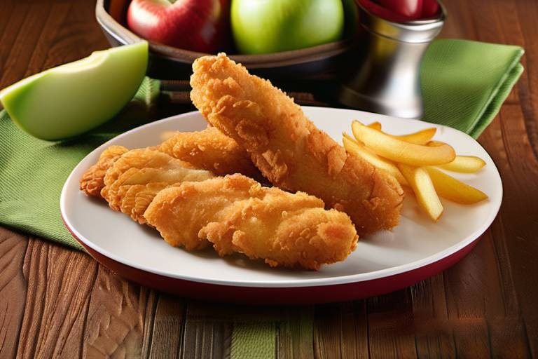 APPLEBEE'S, chicken tenders, from kids' menu