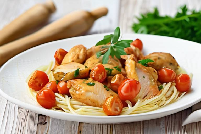Ligurian Chicken Delight Fricassea Di Pollo Alla Ligure