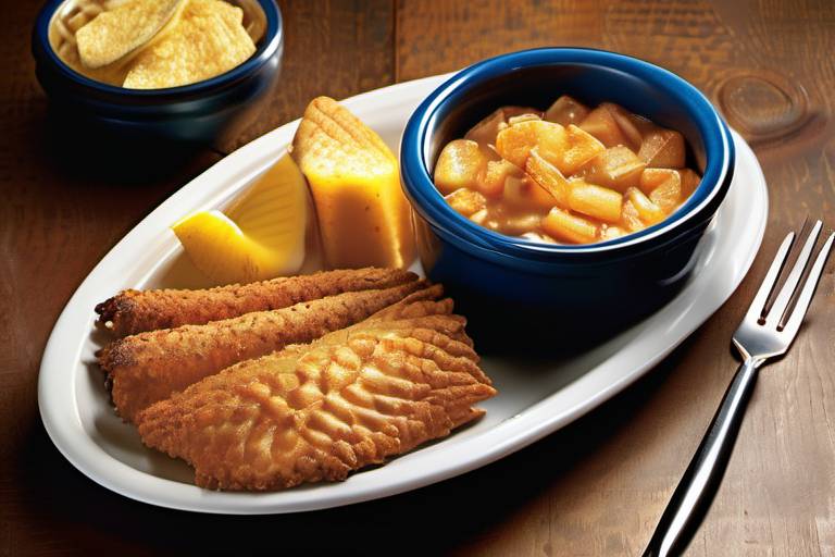 CRACKER BARREL, farm raised catfish platter