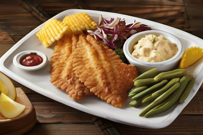 CRACKER BARREL, farm raised catfish platter