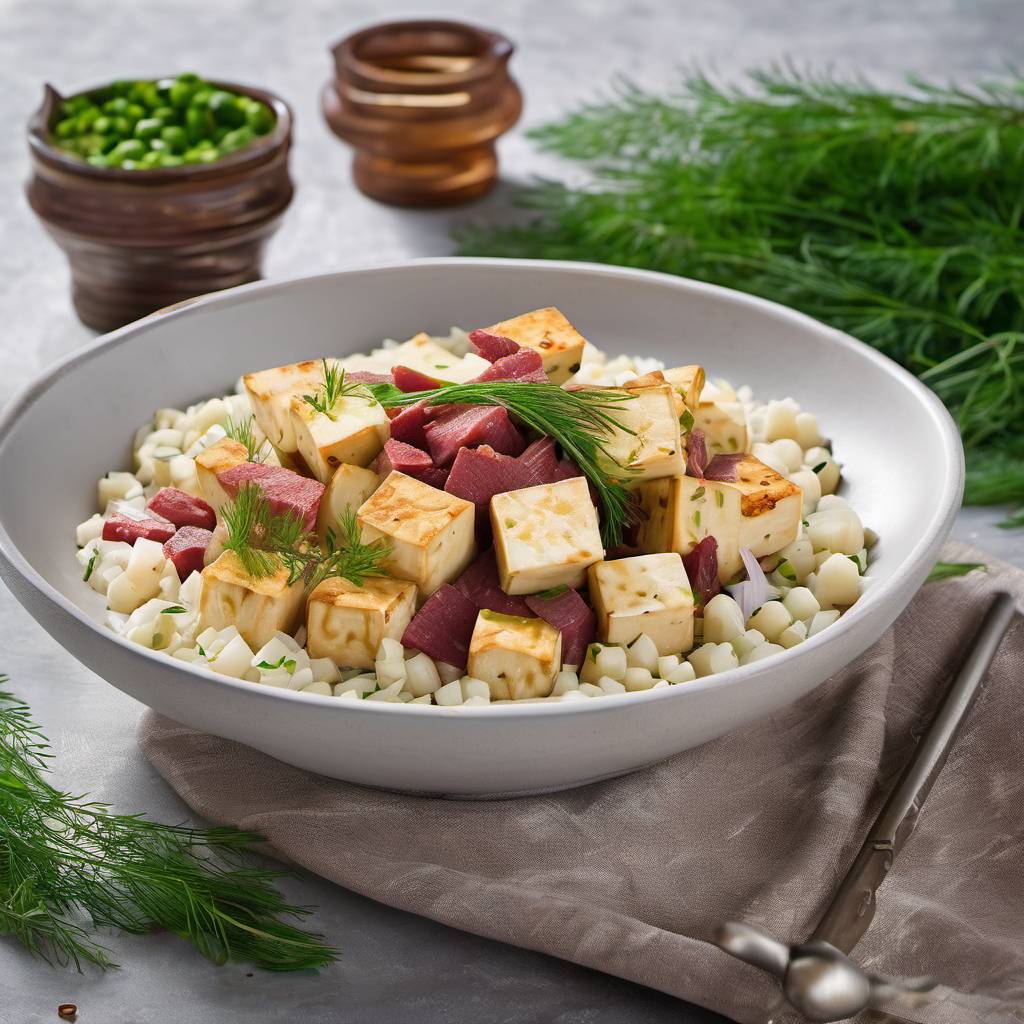 Tofu & Corned Beef Fusion: A Russian Kifula Twist