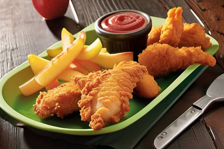 APPLEBEE'S, chicken tenders, from kids' menu