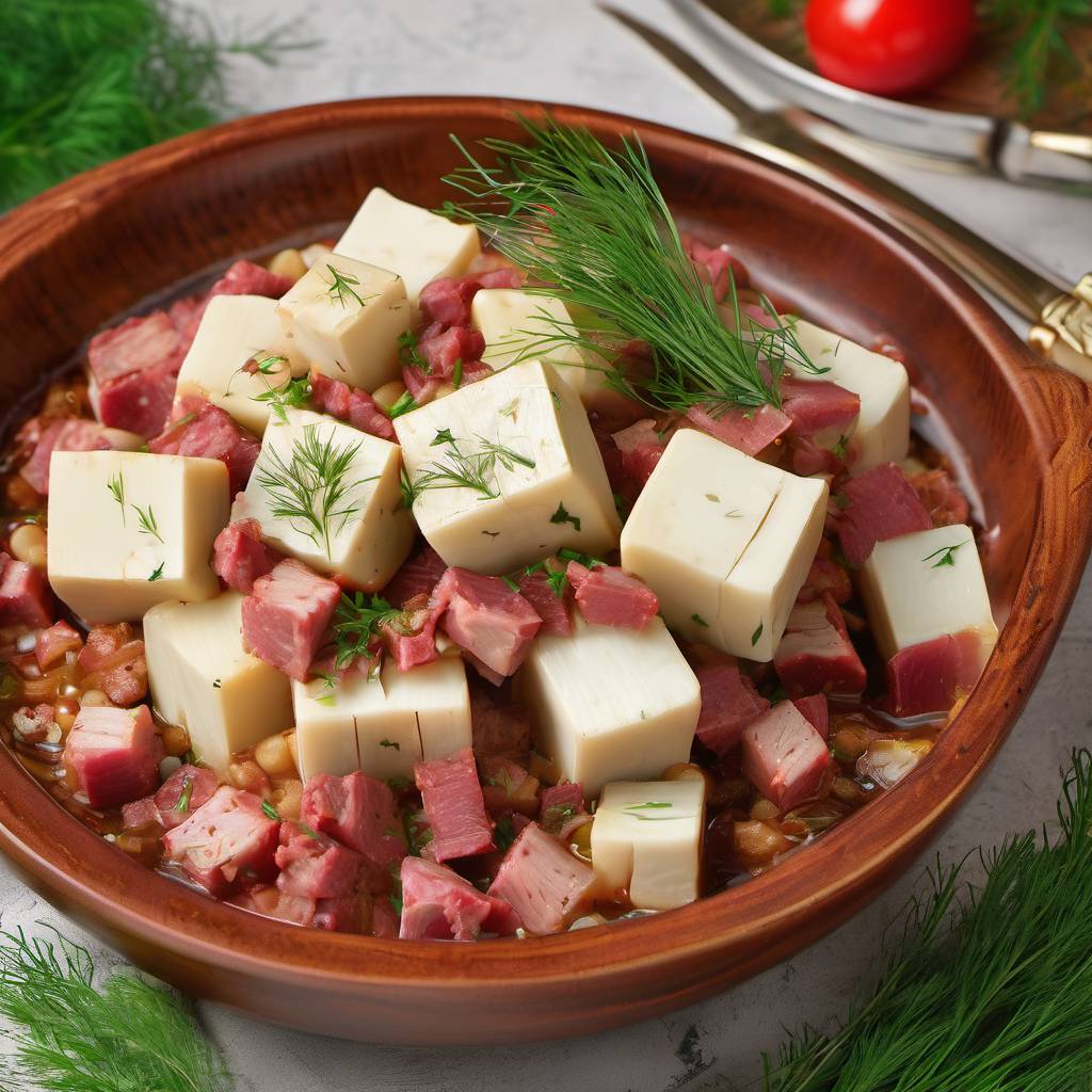 Tofu & Corned Beef Fusion: A Russian Kifula Twist
