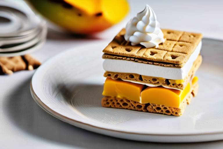 Mango Float A Tropical Twist on a Classic Dessert!