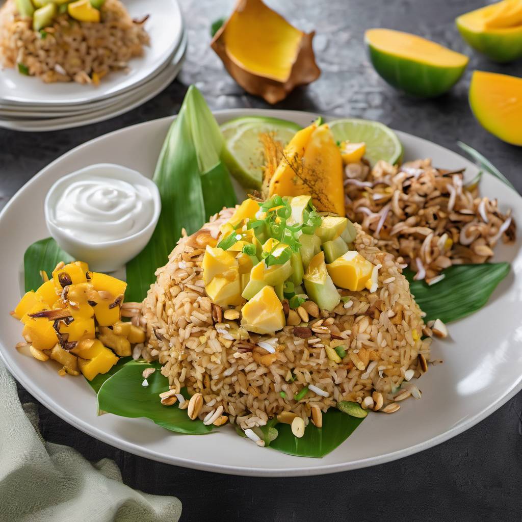 Assyrian Fusion: Mango Yogurt Nasi Goreng Pattaya