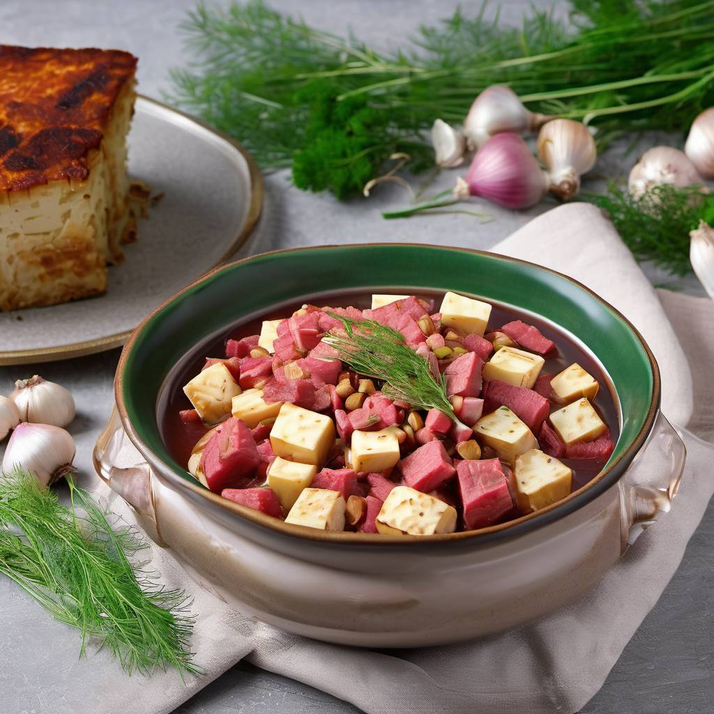 Tofu & Corned Beef Fusion: A Russian Kifula Twist